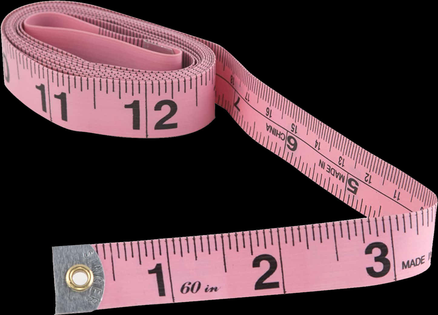 Pink Measuring Tape PNG