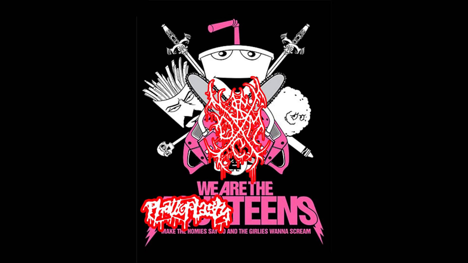 Pink Metal Aqua Teen Hunger Force Background