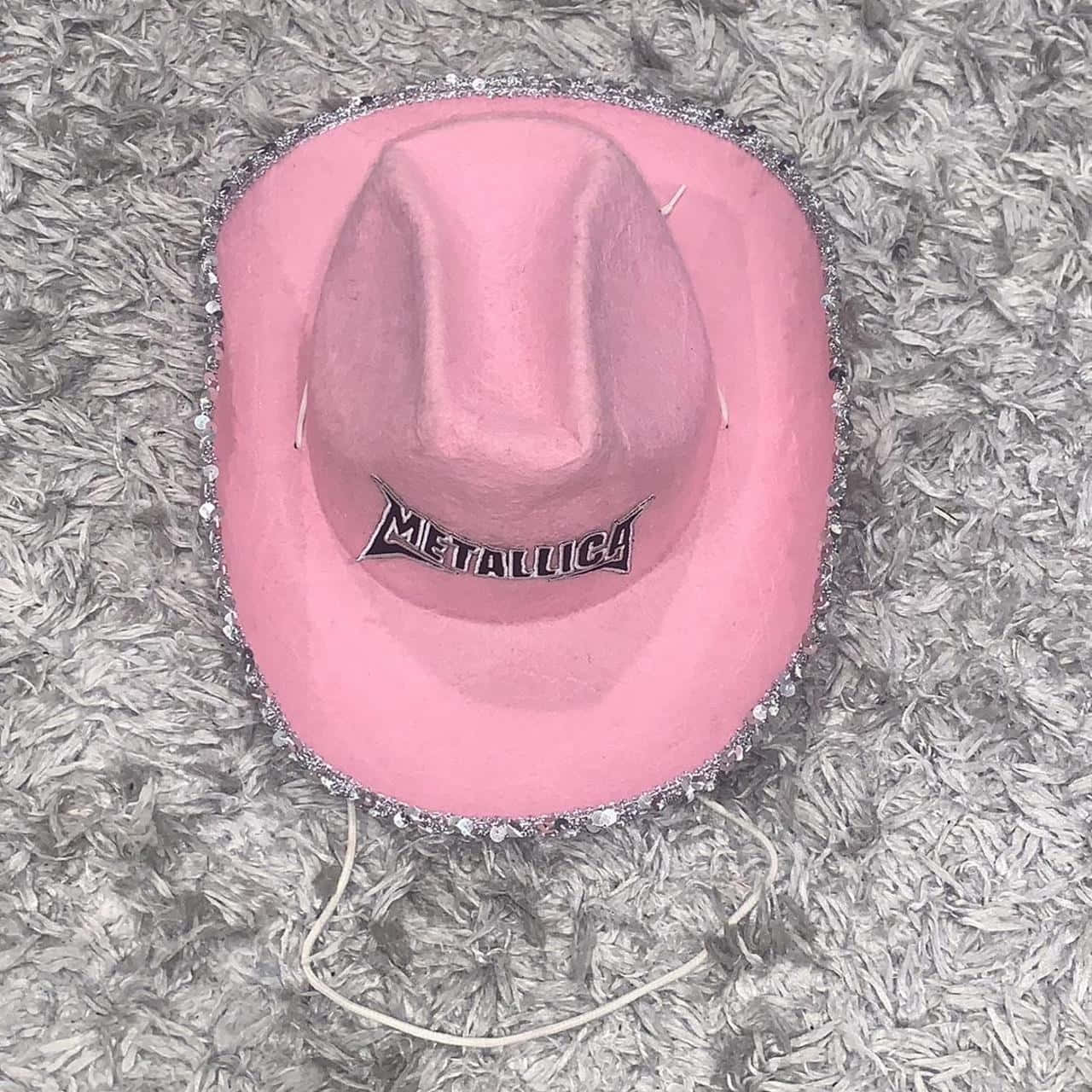 Pink Metallica Cowgirl Hat Wallpaper