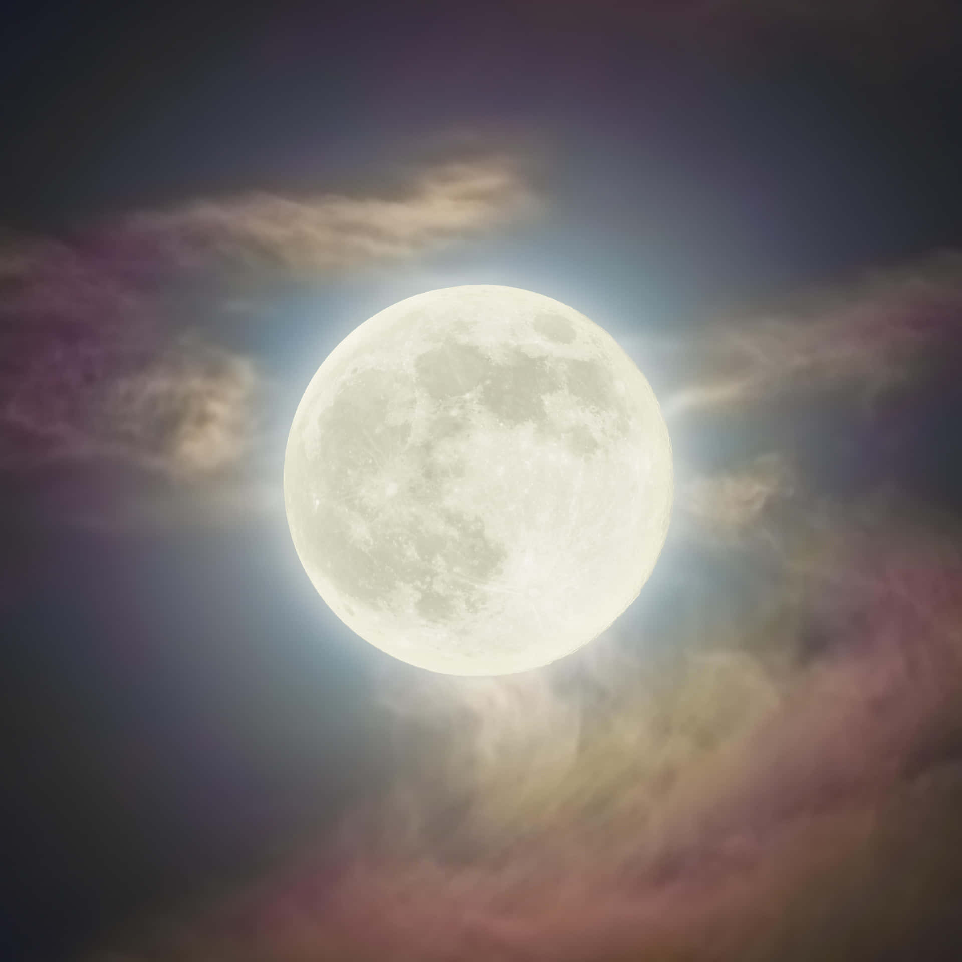Perspectivabrilhante De Uma Lua Rosa [para Papel De Parede De Computador Ou Celular] Papel de Parede