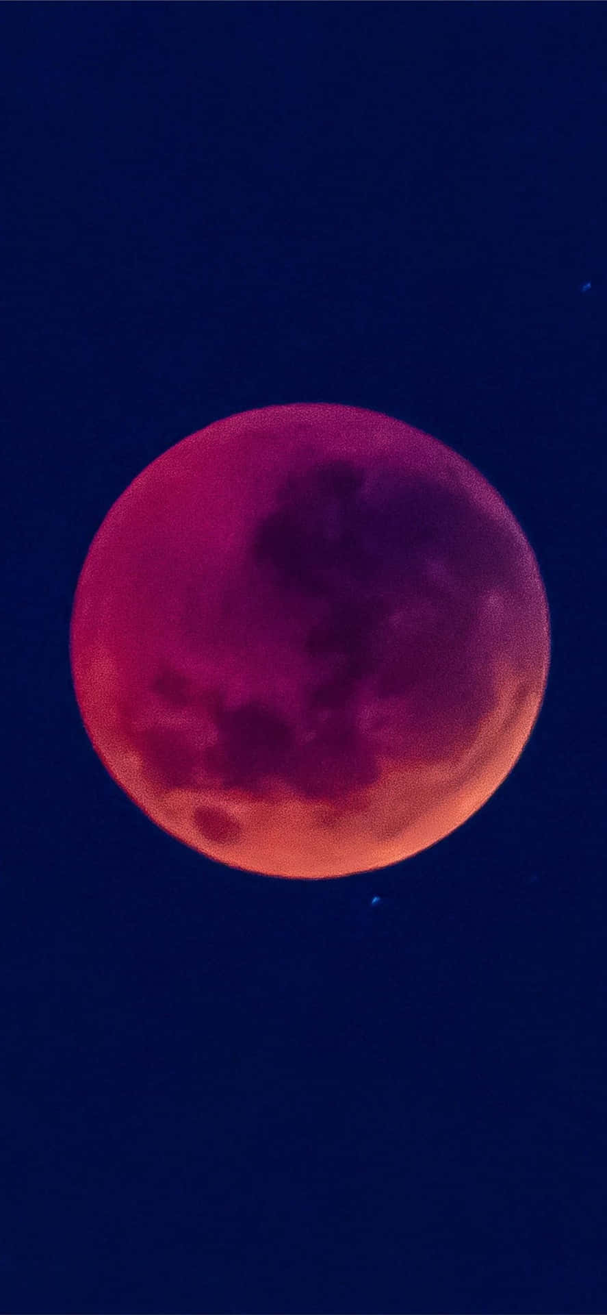 Hermosoretrato De La Luna En Color Rosa. Fondo de pantalla
