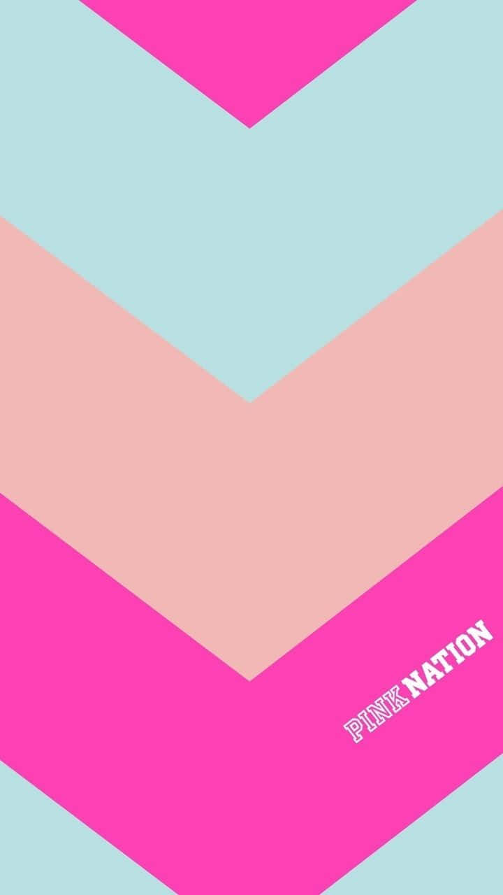 Pink Nation Colorful Patterns Geometric Art Wallpaper