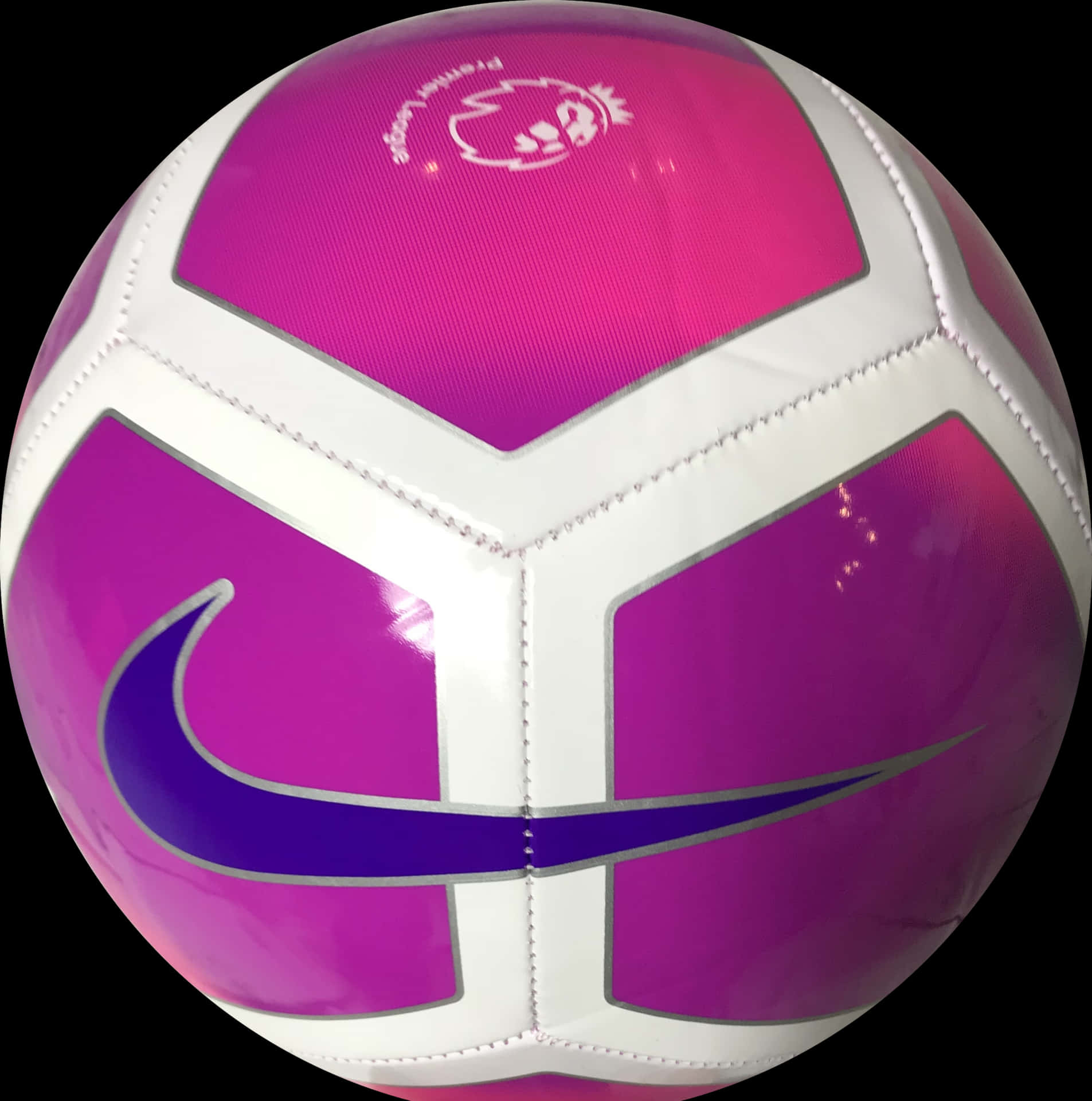 Pink Nike Soccer Ball PNG
