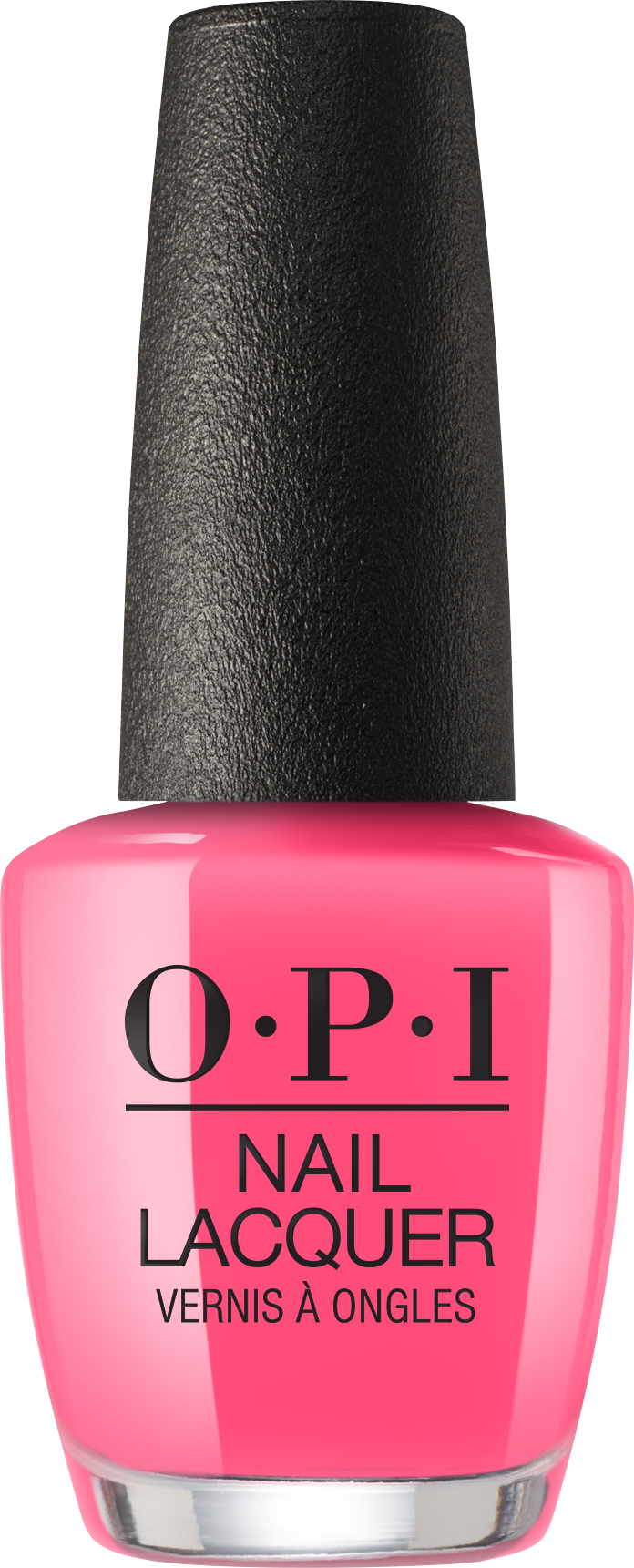 Pink O P I Nail Polish Bottle PNG