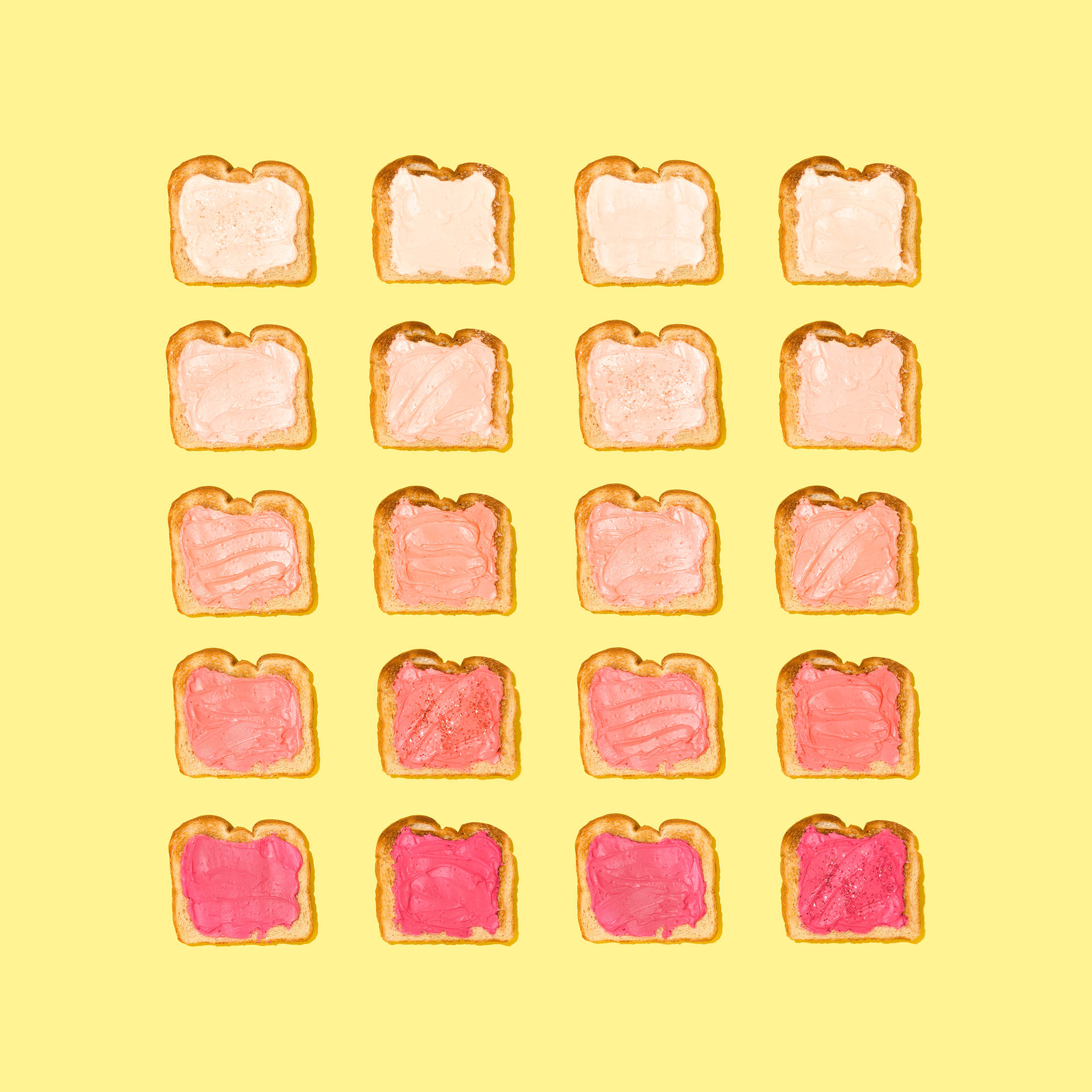 Pink Ombre Toasts Pattern