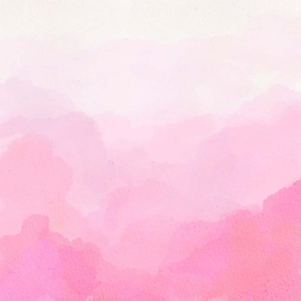 Pink Ombre Watercolor Background Wallpaper