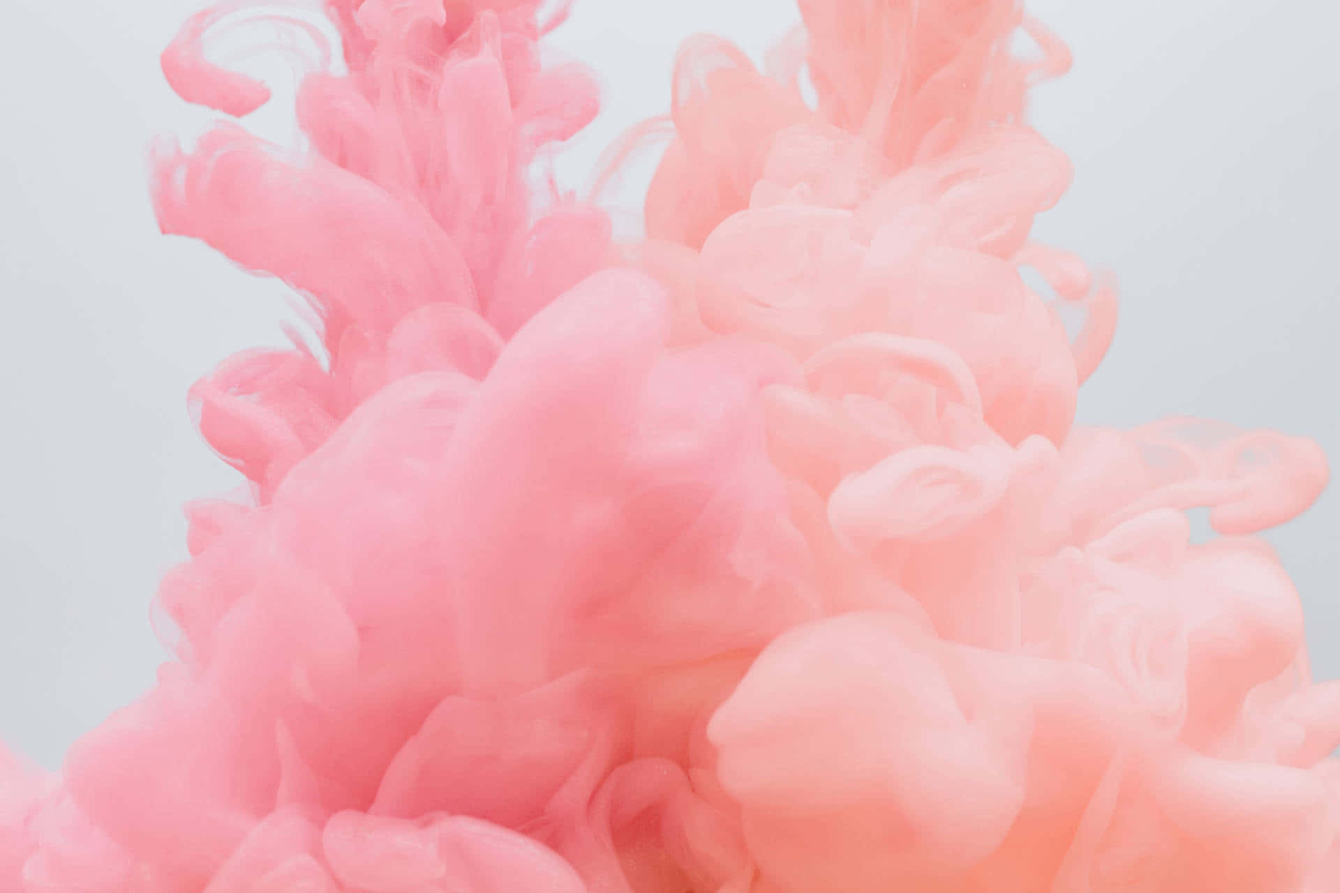 Pink Orange Abstract Clouds Wallpaper