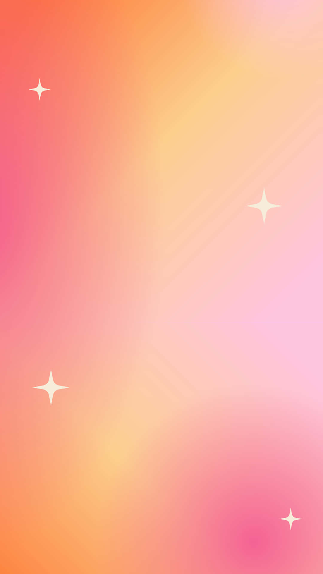 Pink Orange Gradient Aura Background Wallpaper