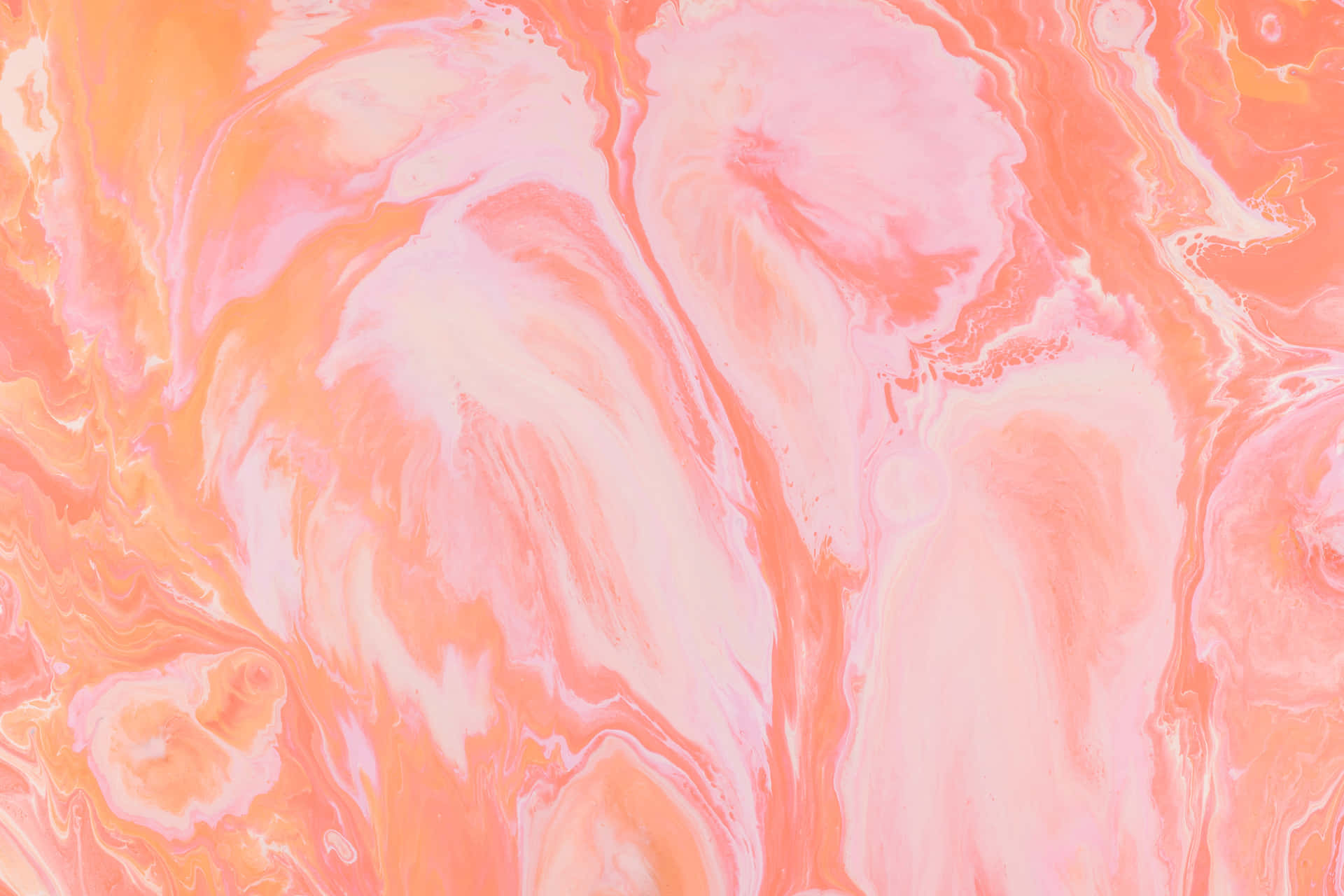 Pink Orange Marble Aesthetic Background Wallpaper