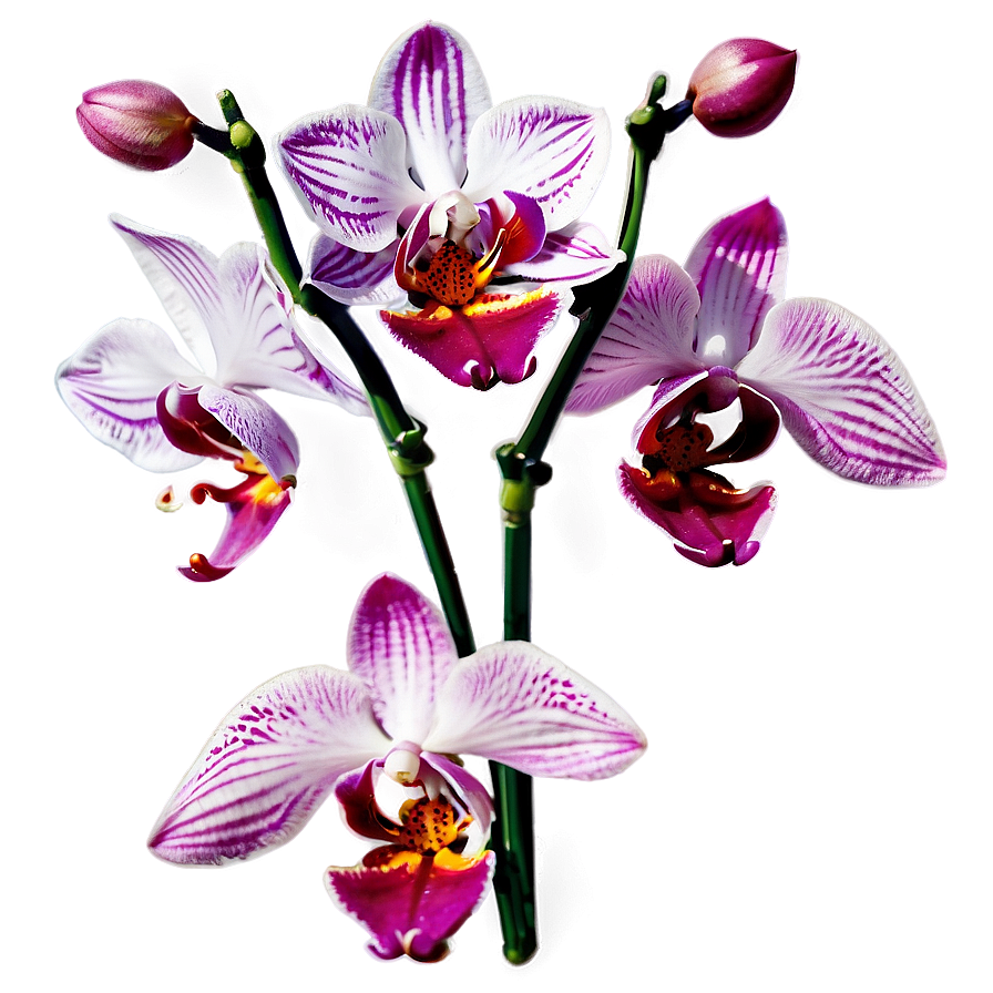 Download Pink Orchids Png Ftr | Wallpapers.com