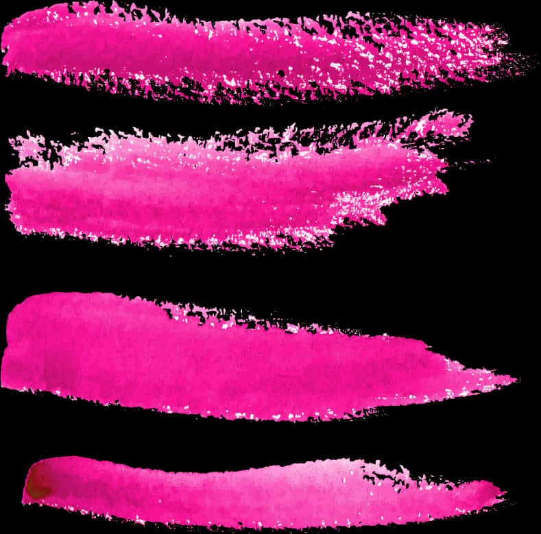 Pink Paint Brush Strokes Background PNG