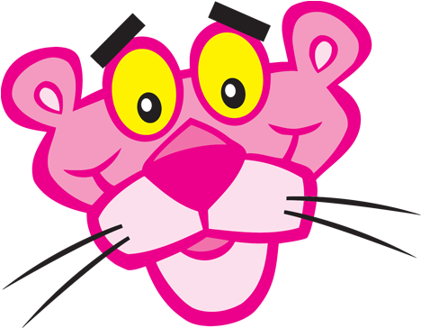 Pink Panther Cartoon Head PNG