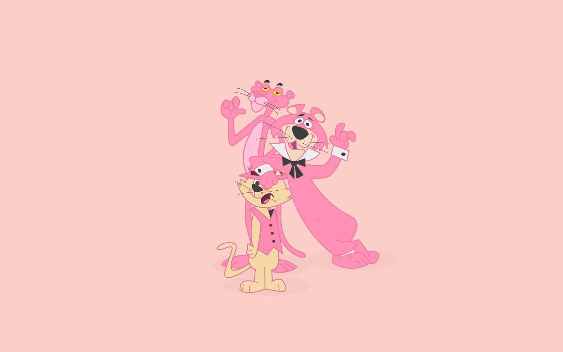 Pink Panther Family Fun Wallpaper