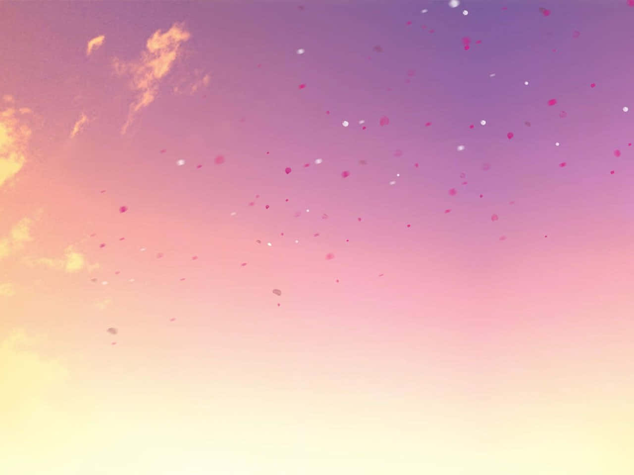 Gradient Sky Pink Pastel Background