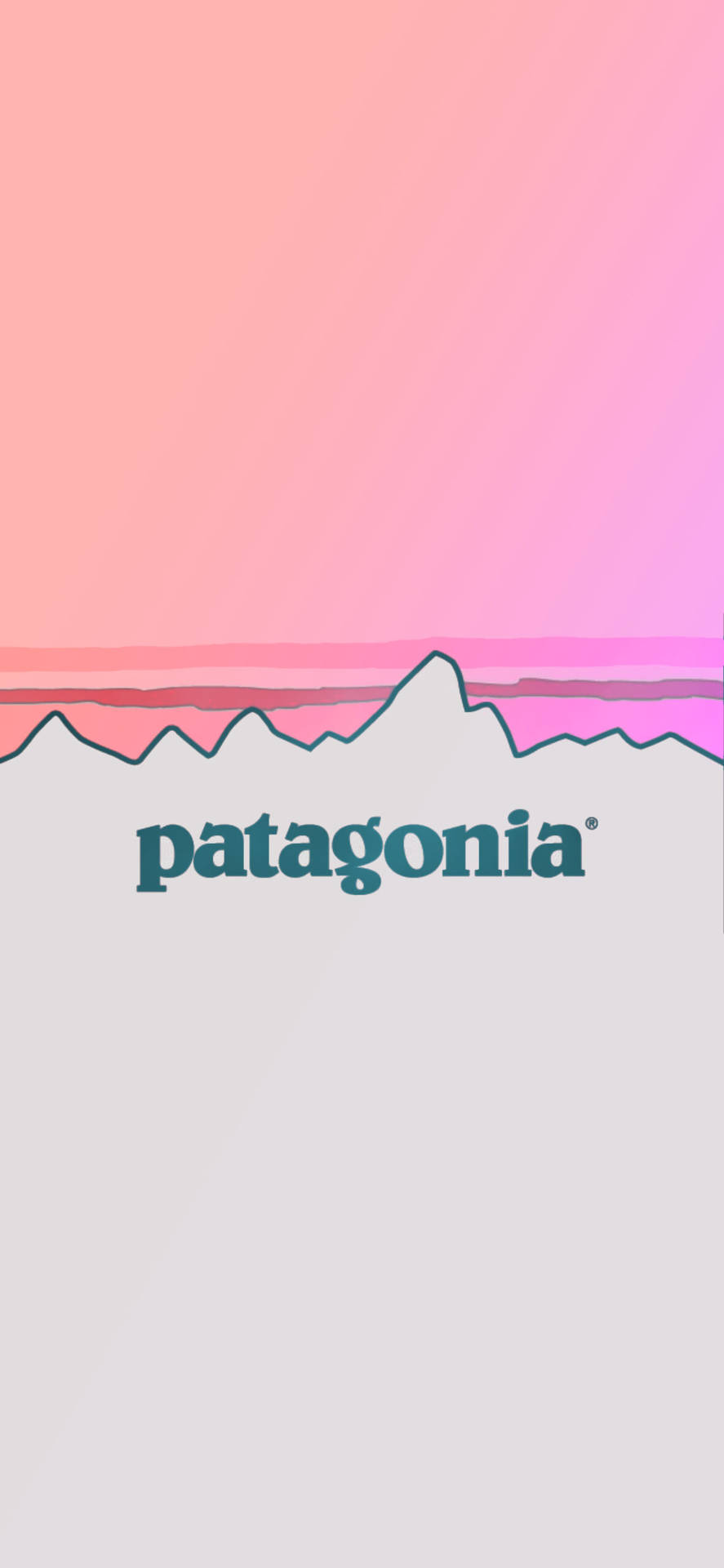 Pink Patagonia Logo Wallpaper