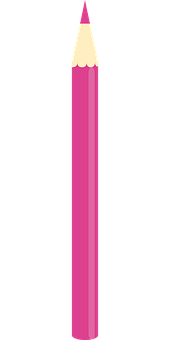 Pink Pencil Graphic PNG