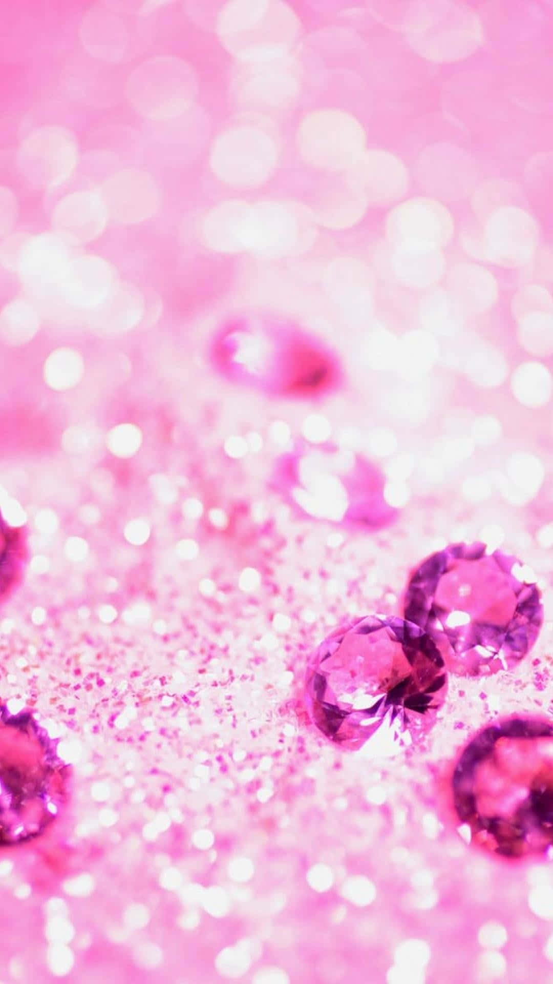 Papelde Parede De Fundo Rosa Com Glitter