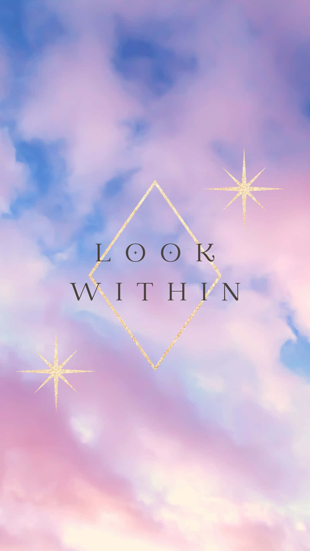 Look Within - A Pink Sky With Stars