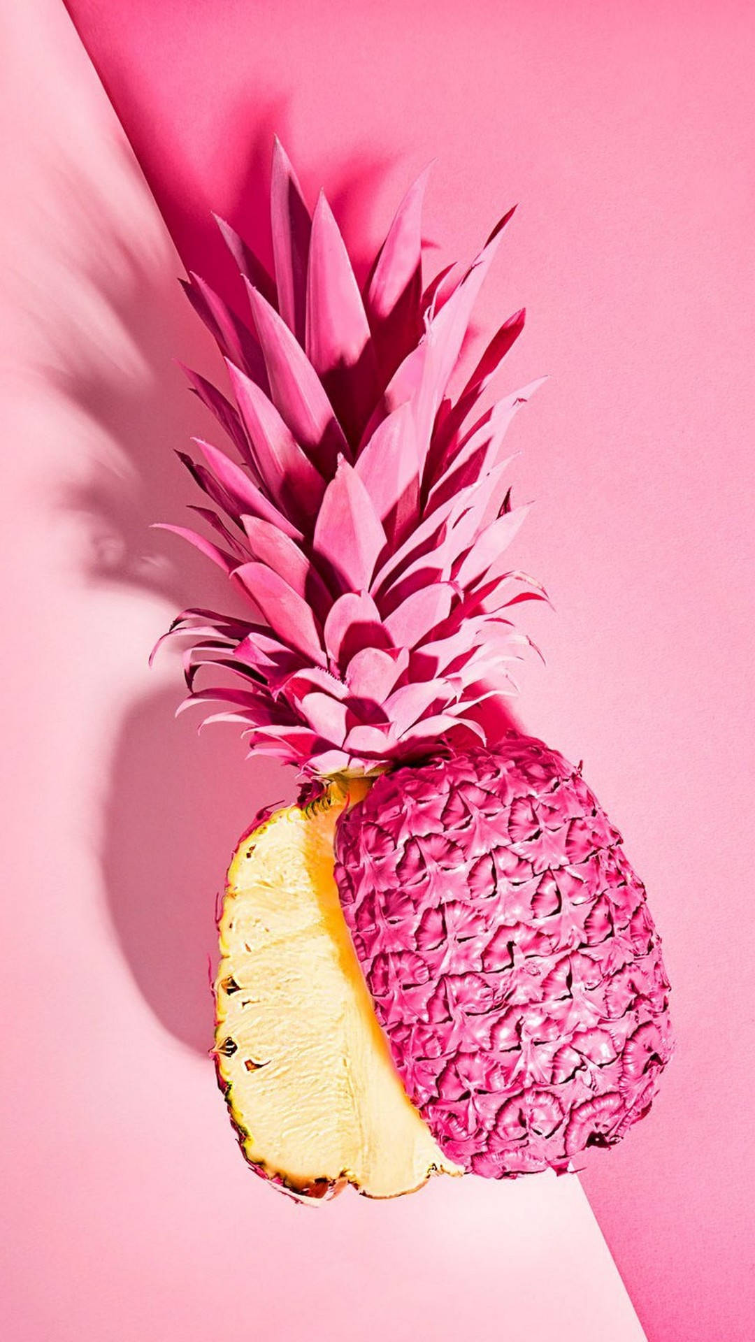 Pink Pineapple Cute Summer Wallpaper