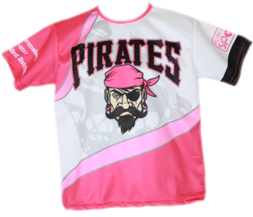 Pink Pirates Sports Jersey PNG