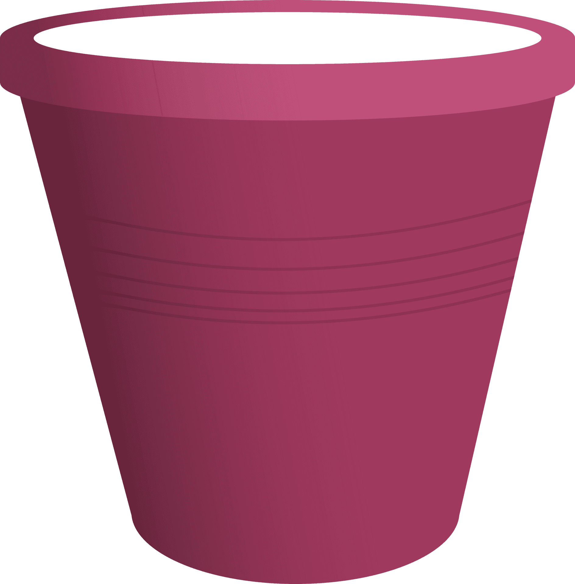 Pink Plastic Bucket3 D Render PNG