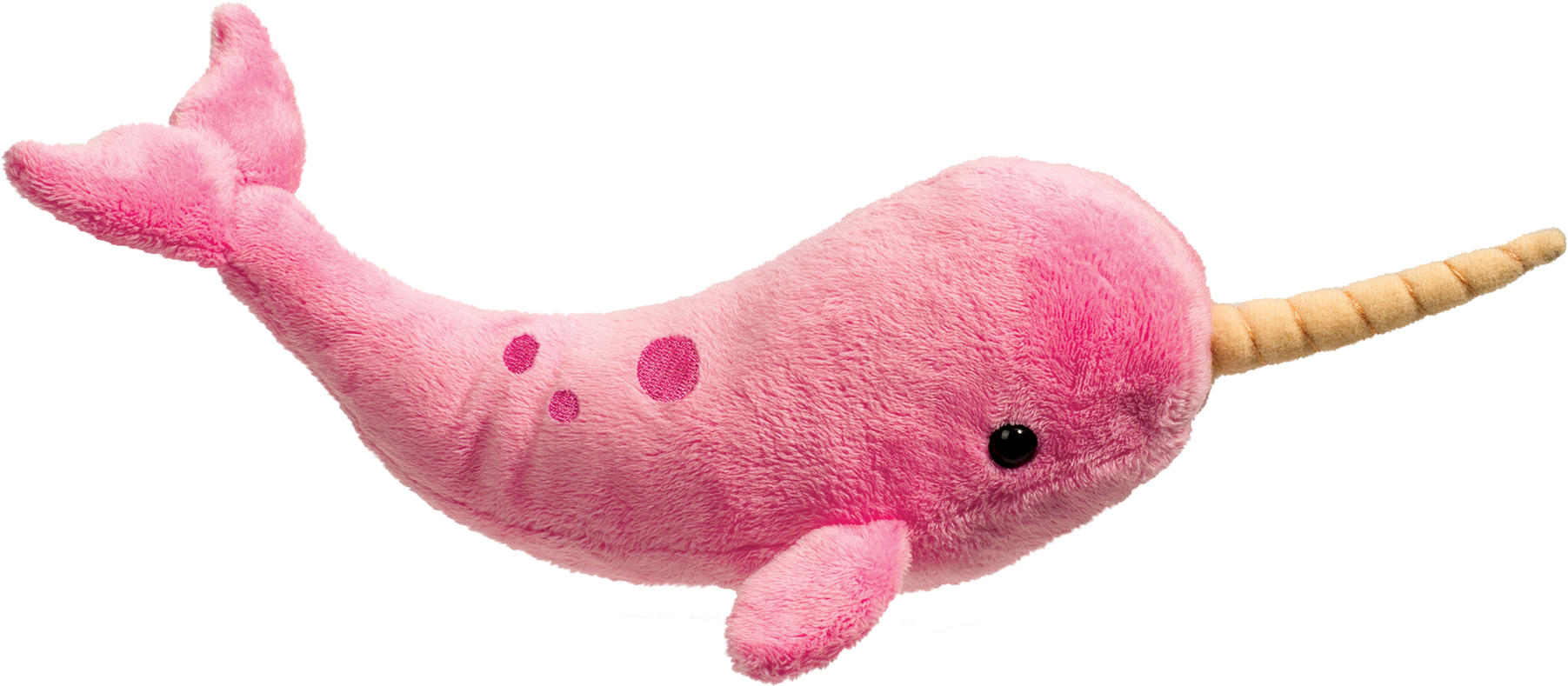 Pink Plush Narwhal Toy PNG