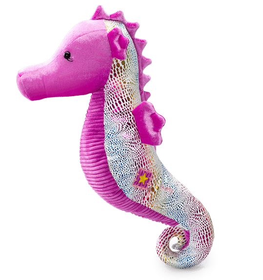 Download Pink Plush Seahorse Toy | Wallpapers.com