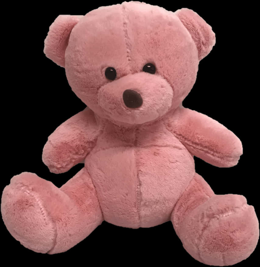 Pink Plush Teddy Bear Toy PNG