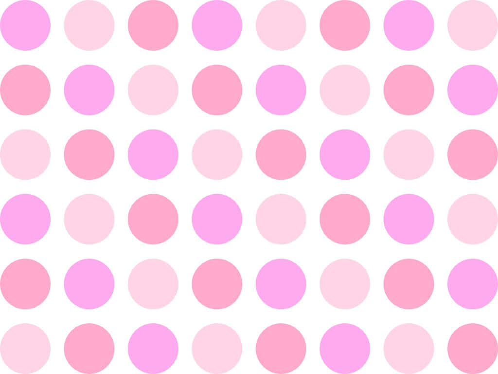 Fügensie Etwas Spaß Zu Ihrer Wohnkultur Hinzu Mit Diesem Lebendigen Pinken Hintergrund Mit Polka Dots!