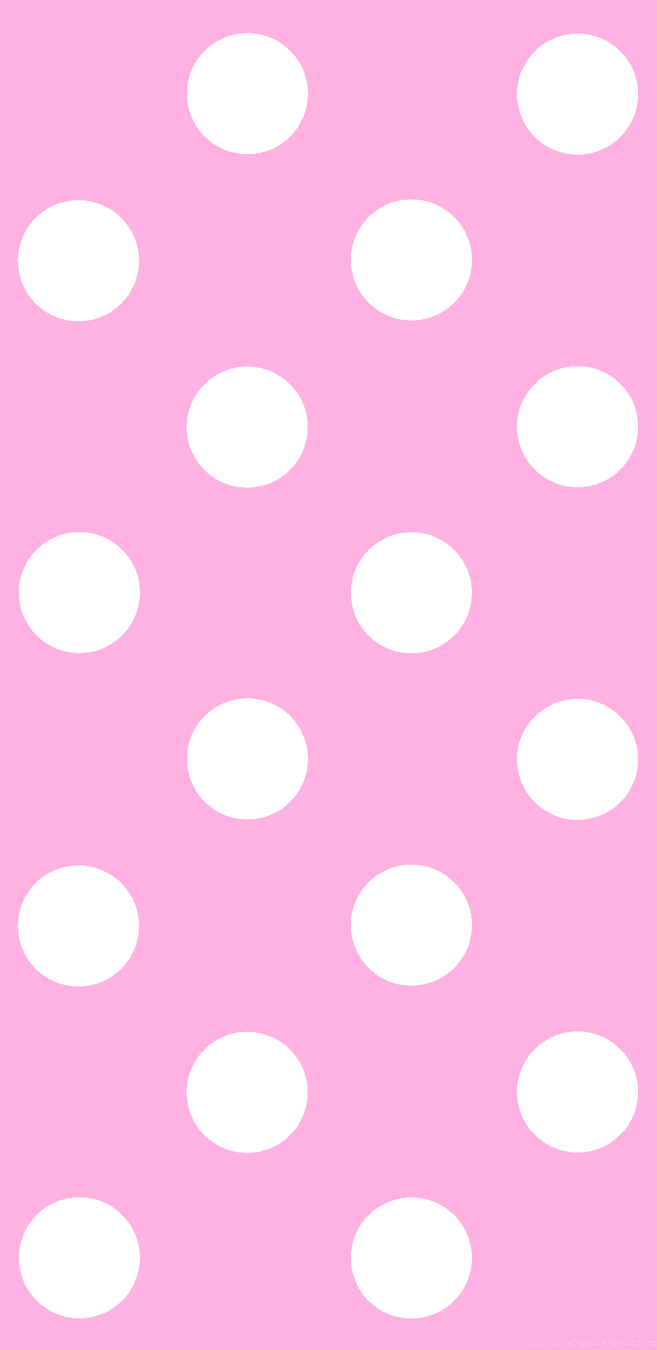 A cheerful pink polka dot background