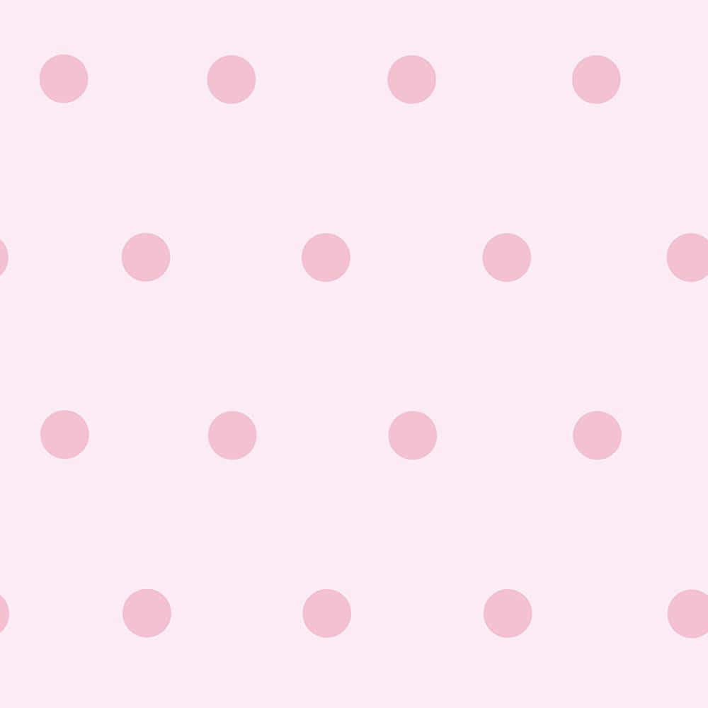Welcome A Fun and Feminine Touch With a Vibrant Pink Polka Dot Background