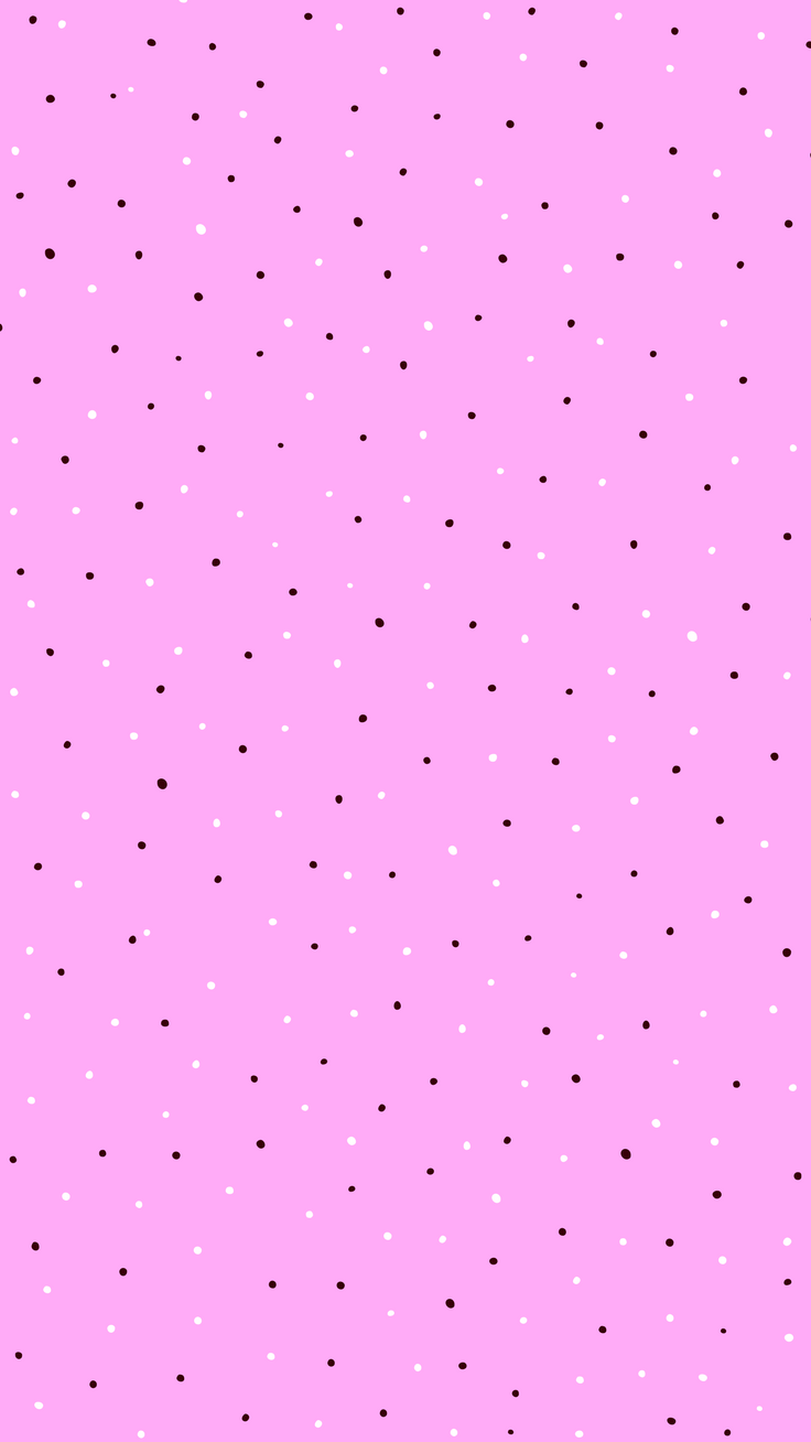 Hübschin Pink - Verschönern Sie Ihren Raum Mit Einem Klassischen Pinken Polka Dot Hintergrund!