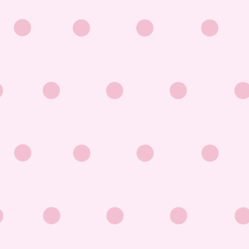 Pink Polka Dot Background to Brighten Any Room