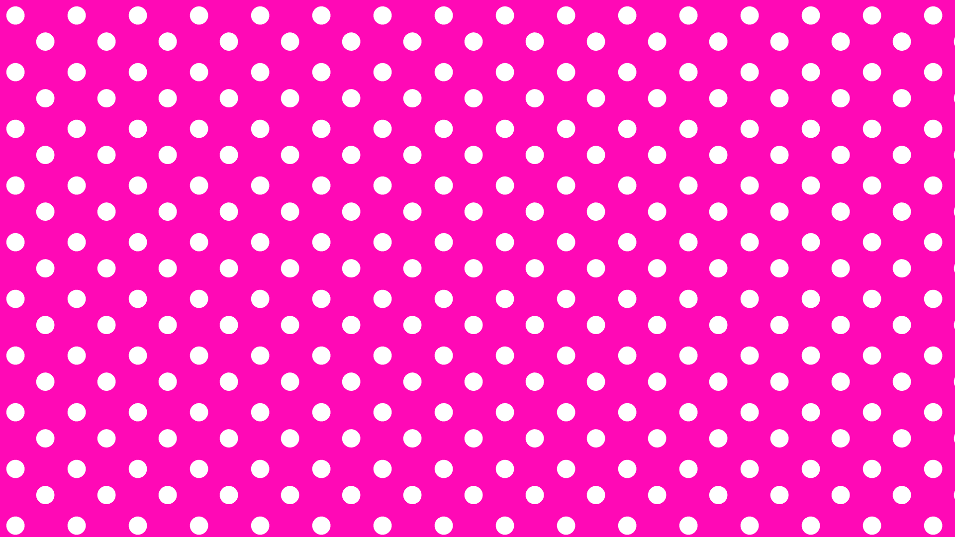 Add a pretty pop of color to any space with a pink polka dot background.