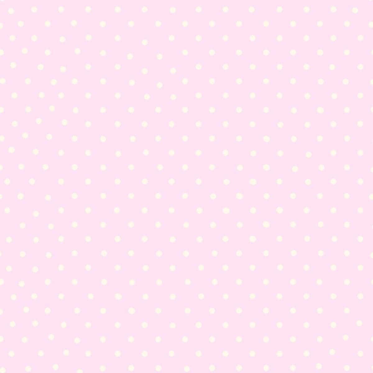 Light Pink Polka Dot Pattern Wallpaper