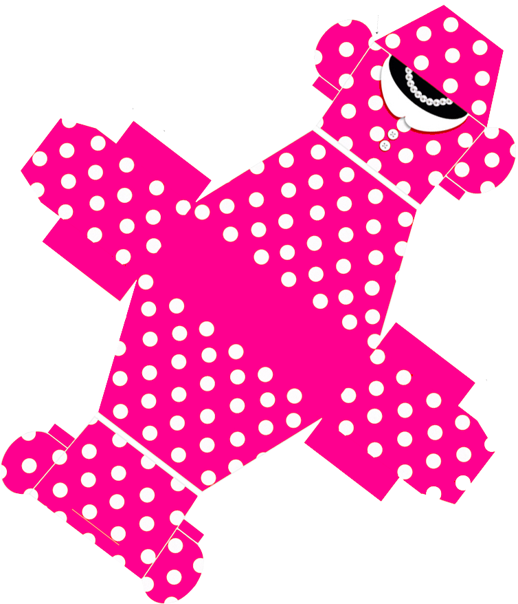 Pink Polka Dot Minnie Cutout PNG