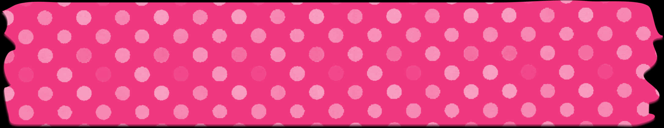 Pink Polka Dot Washi Tape PNG