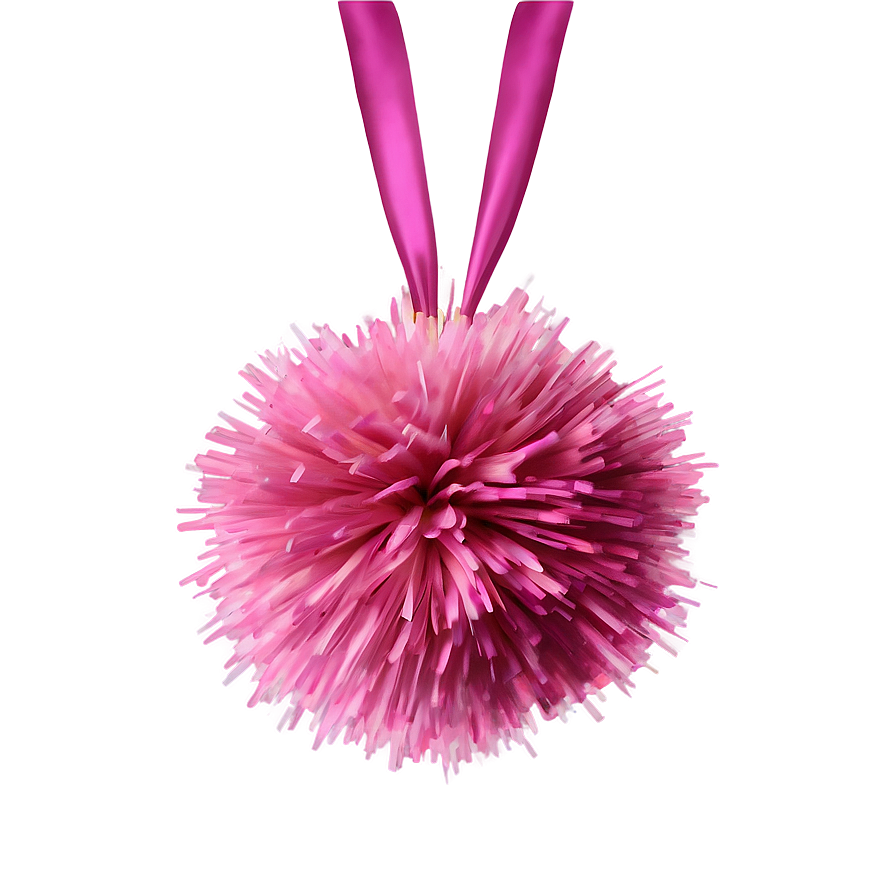 Download Pink Pom Poms Png 06132024 | Wallpapers.com