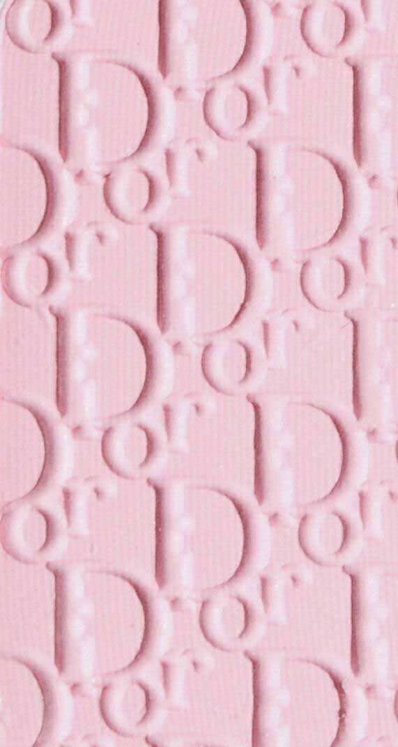Pink Præget Dior Telefon Wallpaper