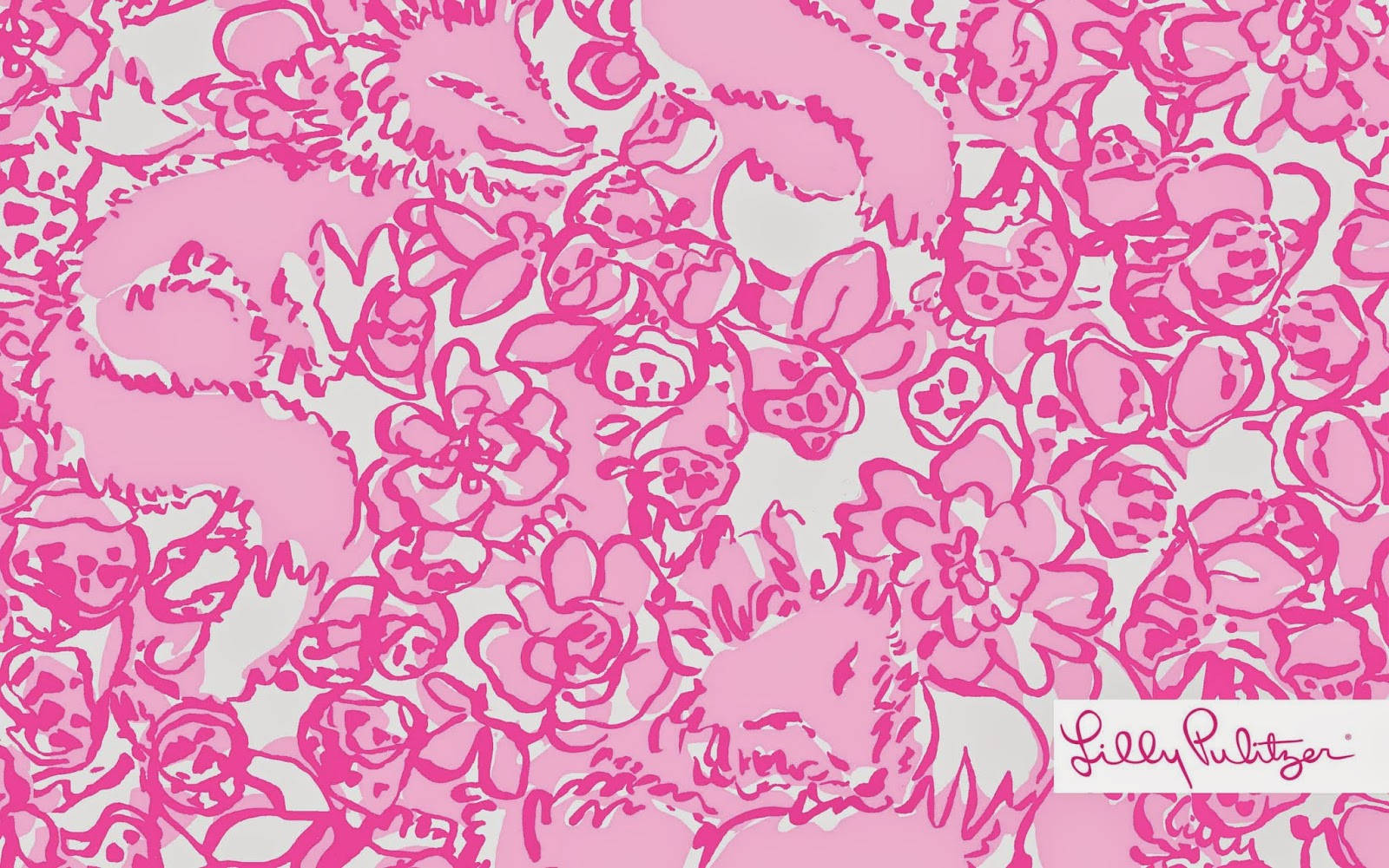Pink Preppy Lily Pulitzer Wallpaper