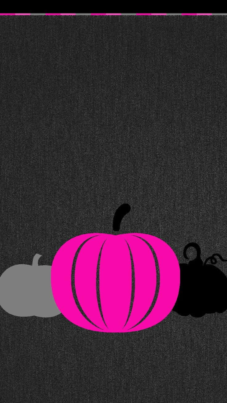 Bright and Colorful Pink Pumpkin Wallpaper