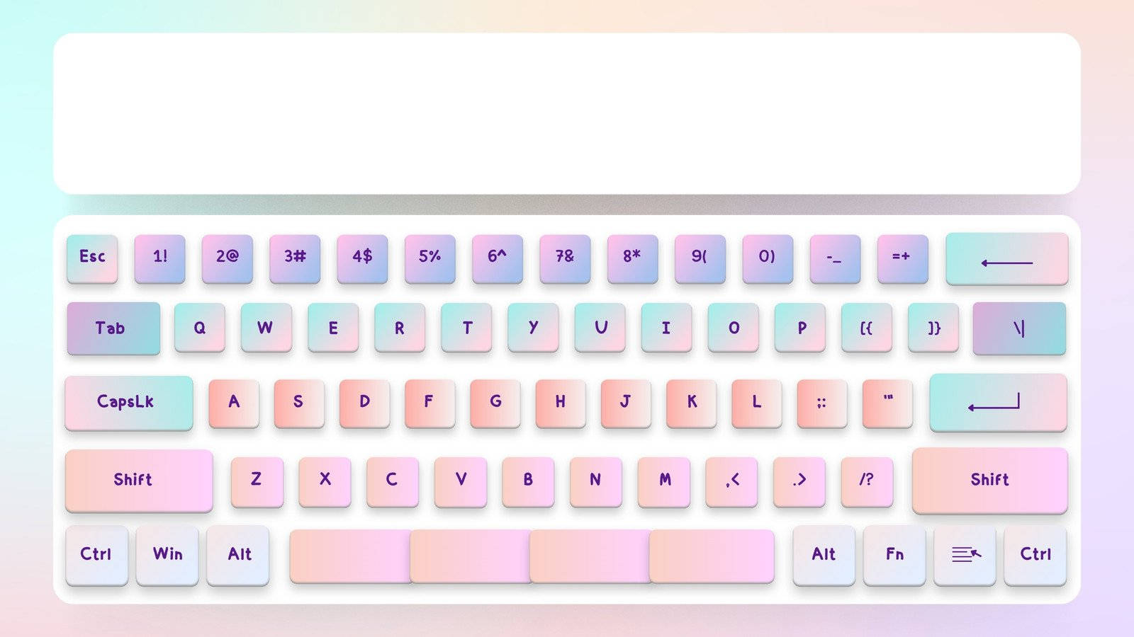Pink Purple Pastel Computer Keyboard Background