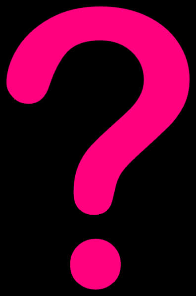 Pink Question Mark Clipart PNG