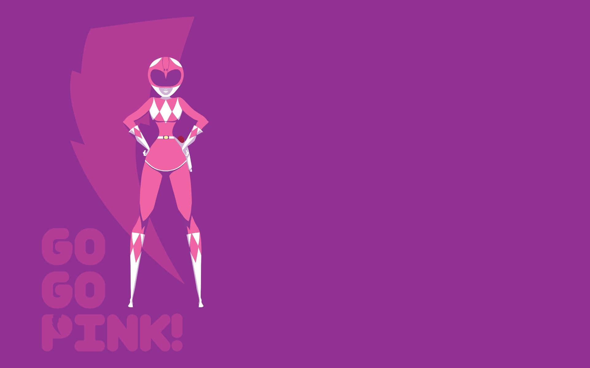 Pink Ranger Power Pose Wallpaper