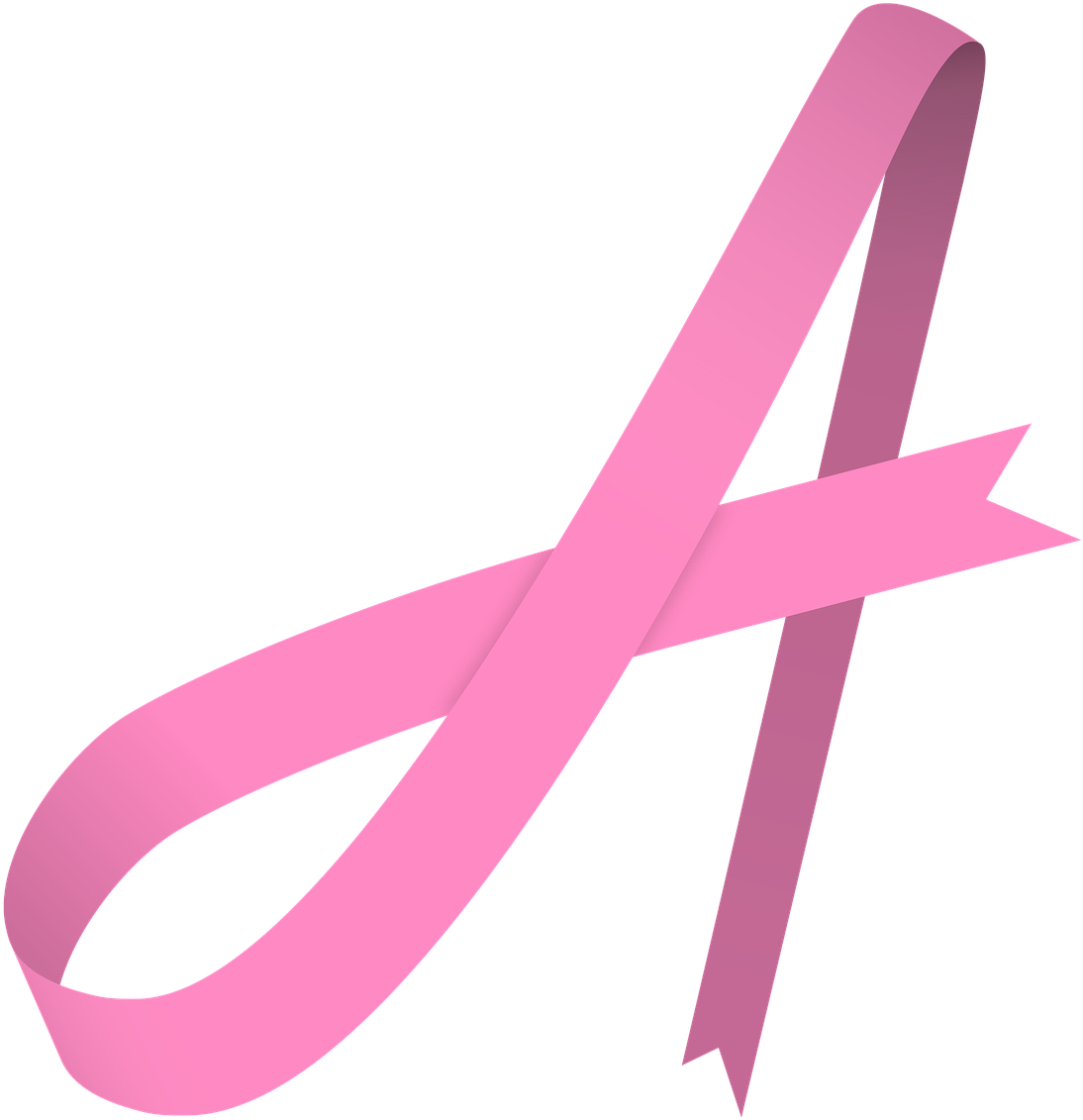Pink Ribbon Breast Cancer Awareness PNG
