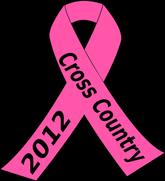 Pink Ribbon Cross Country2012 PNG