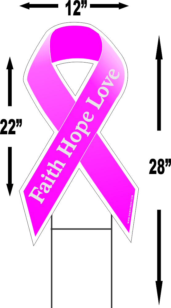 Download Pink Ribbon Faith Hope Love Dimensions | Wallpapers.com