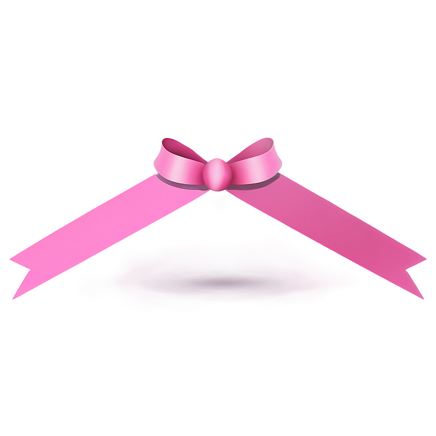 Download Pink Ribbon In Flat Design Png 05252024 | Wallpapers.com