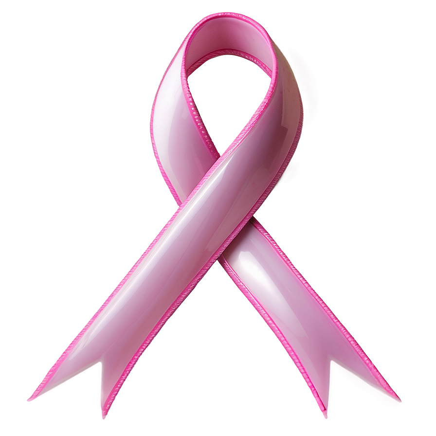 Download Pink Ribbon On White Background Png Aet | Wallpapers.com