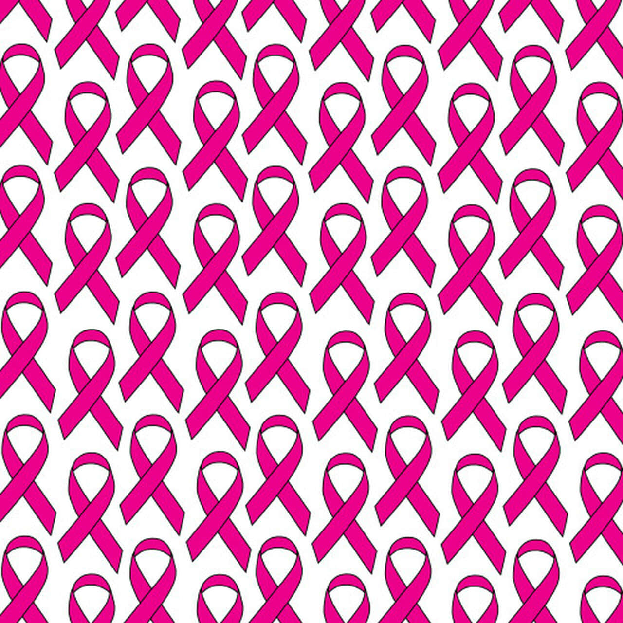 Pink Ribbon Pattern Texture Wallpaper